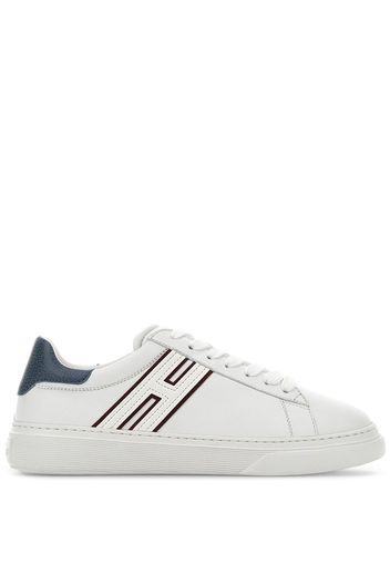 Hogan logo-embellished leather sneakers - White