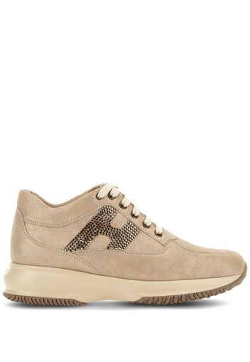 Hogan Interactive logo-embellished sneakers - Neutrals