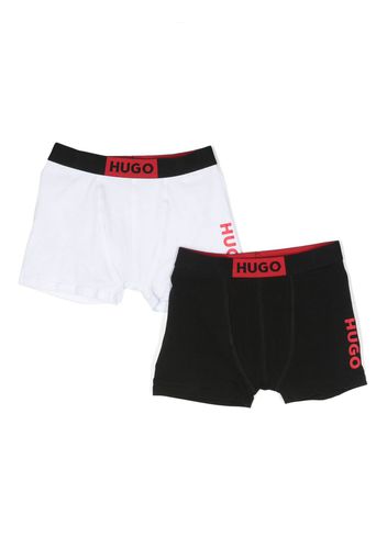 HUGO KIDS SET OF 2 UNDERPANTS - Black