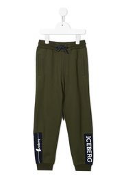 Iceberg Kids logo-print track pants - Green