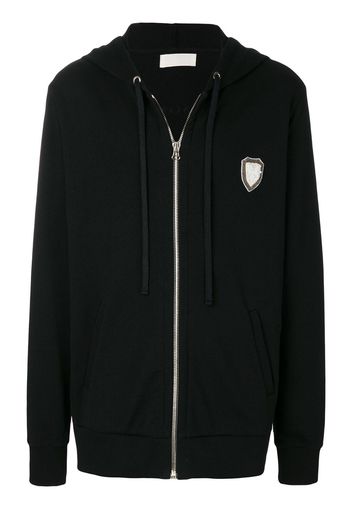 Ih Nom Uh Nit long embroidered hoodie - Black