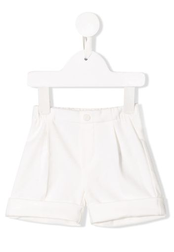 Il Gufo elasticated shorts - White