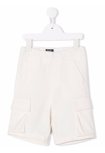 Il Gufo cotton cargo shorts - White