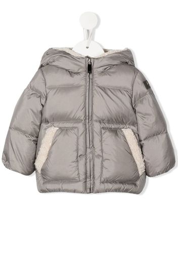 IL GUFO hooded padded jacket - Grey