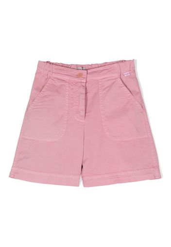 Il Gufo elasticated-waist cotton shorts - Pink