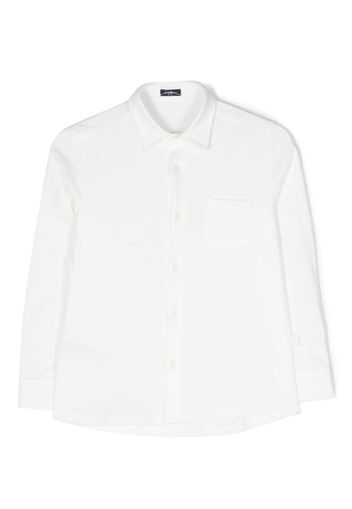 Il Gufo button-up cotton shirt - White