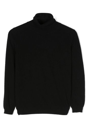 Il Gufo high-neck wool sweatshirt - Black