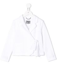 Il Gufo wrap-around blazer - White