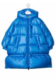 Il Gufo oversized hooded down jacket - Blue