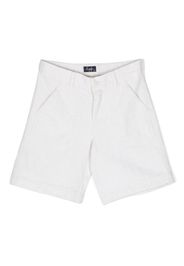 Il Gufo logo-tag casual shorts - Neutrals