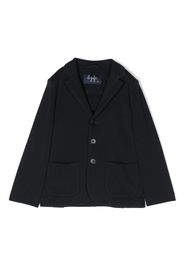 Il Gufo single-breasted cotton blazer - Blue