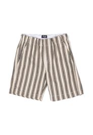 Il Gufo vertical stripe-print shorts - Neutrals