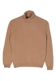 Il Gufo high-neck wool sweatshirt - Neutrals