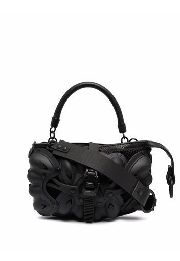 Innerraum geometric-panelled mini tote bag - Black