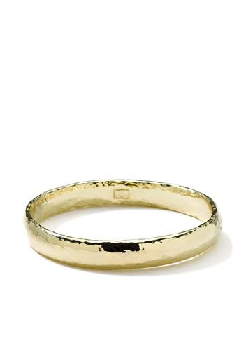 18kt gold wide band bangle