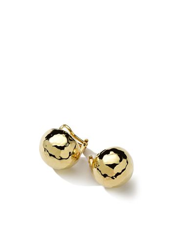 18kt gold Pinball clip earrings
