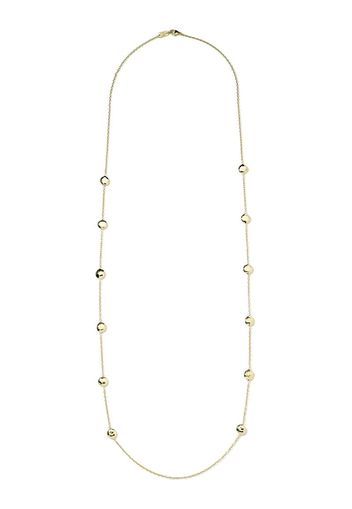 18kt gold Station necklace