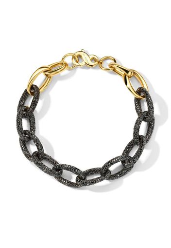 IPPOLITA 18kt yellow gold Stardust diamond pavé twisted link bracelet