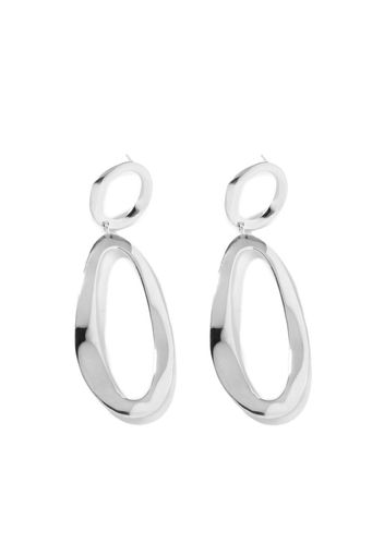 IPPOLITA Classico Long Snowman earrings - Silver