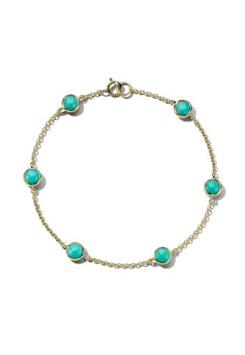 IPPOLITA 18kt yellow gold Lollipop 6-Stone Station turquoise bracelet