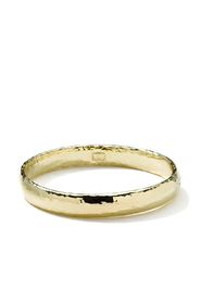 18kt gold wide band bangle