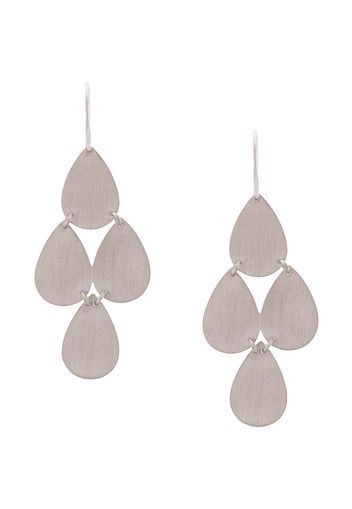 Irene Neuwirth 18kt white gold four drop chandelier earrings