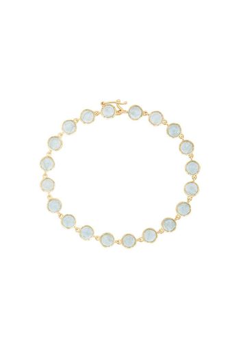 18kt yellow gold aquamarine bracelet