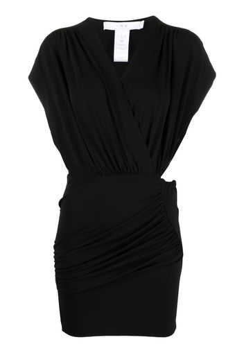 IRO V-neck mini dress - Black