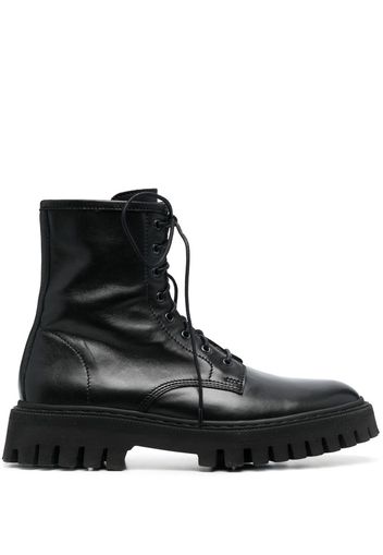 IRO lace-up leather boots - Black