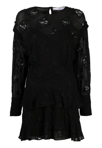 IRO Levoca guipure-lace A-line dress - Black