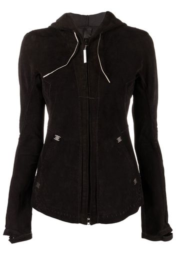 Isaac Sellam Experience zip-up hooded jacket - Black