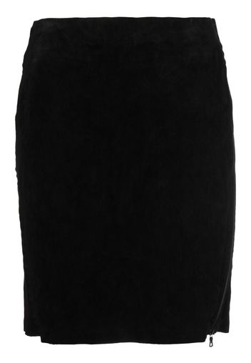 Isaac Sellam Experience stitch-detail leather skirt - Black