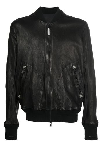 Isaac Sellam Experience zipped leather jacket - Black