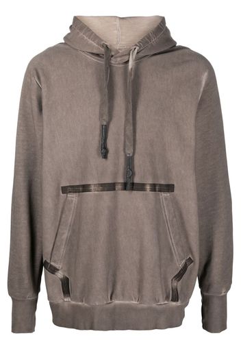 Isaac Sellam Experience washed-effect cotton hoodie - Grey