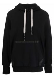 Isaac Sellam Experience drawstring organic-cotton hoodie - Black