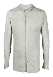 Isaac Sellam Experience suede long-sleeve shirt - Green