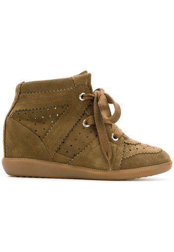 Isabel Marant lace-up sneakers - Brown