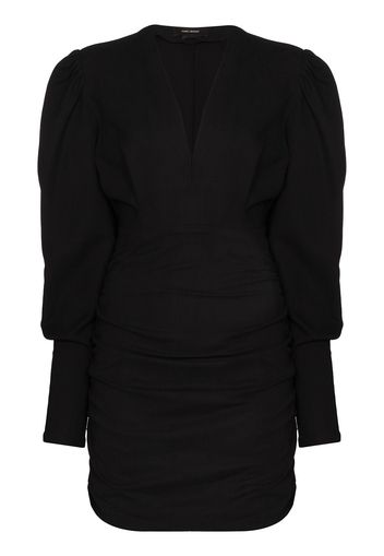 Isabel Marant Stella ruched mini dress - Black