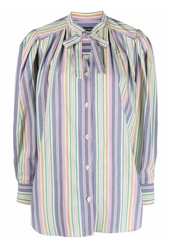 Isabel Marant Tiverna striped blouse - Purple