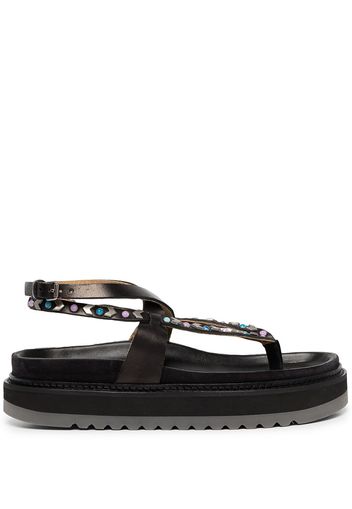 Isabel Marant stud-embellished thong-strap sandals - Black