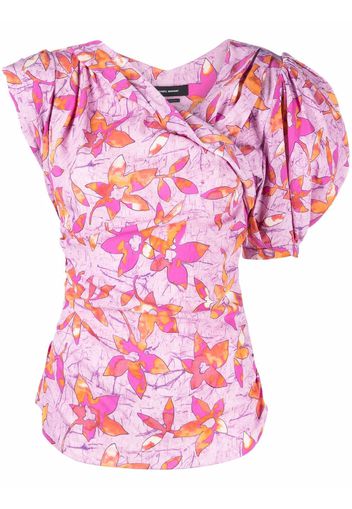 Isabel Marant Madinea floral-print blouse - Pink