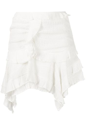 ISABEL MARANT high-waisted asymmetric skirt - White