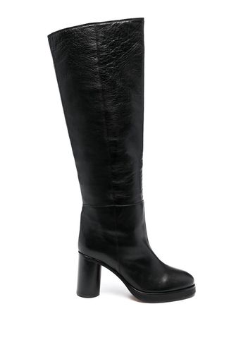 Isabel Marant leather knee-high boots - Black