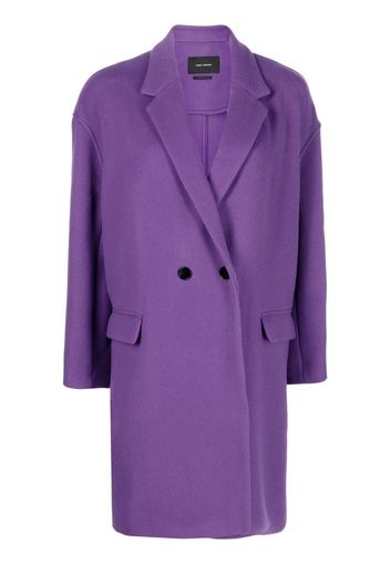 Isabel Marant Efegozi double-breasted coat - Purple