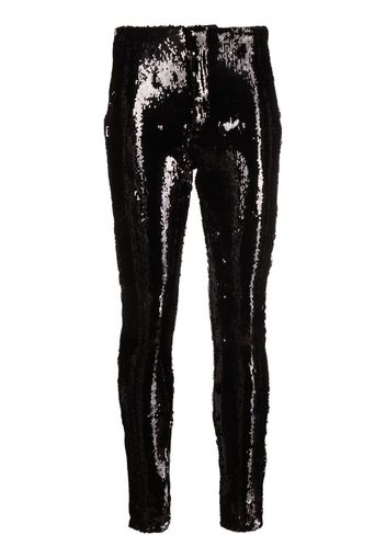 Isabel Marant sequin-embellished trousers - Black