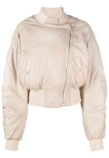 Isabel Marant mock-neck padded bomber jacket - Neutrals