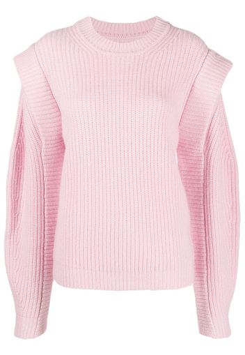 Isabel Marant ribbed-knit sweater - Pink