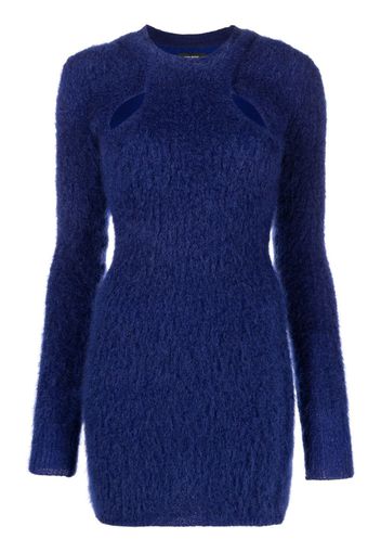 Isabel Marant Alfie cut-out knit dress - Blue