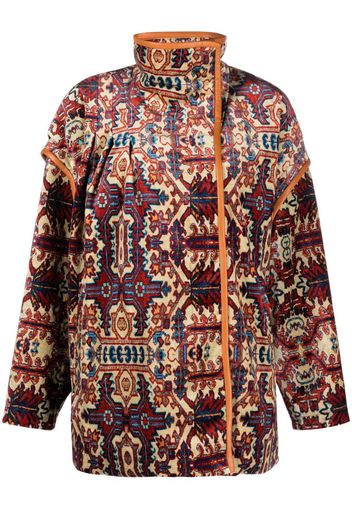 Isabel Marant Greta tapestry-print jacket - Yellow