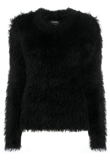 Isabel Marant faux fur jumper - Black